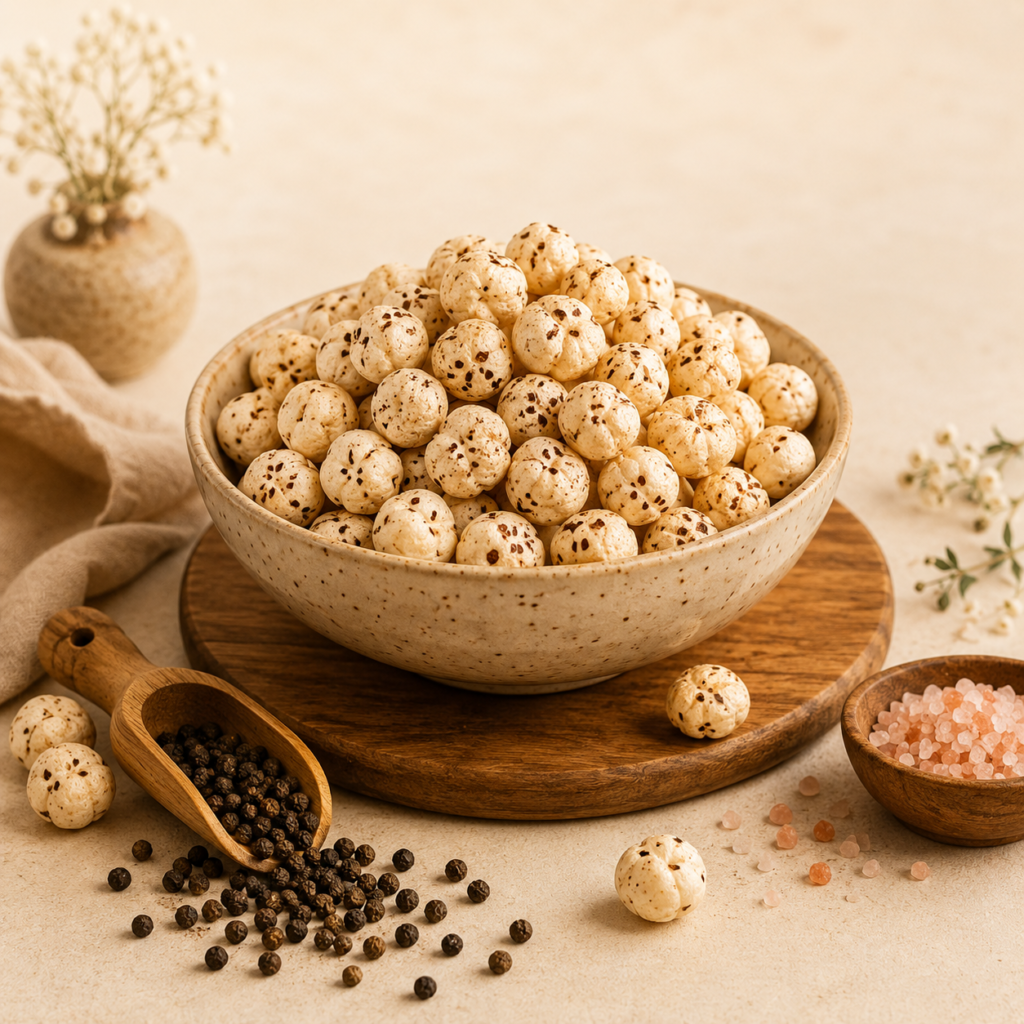 KHAPE Himalayan Salt & Pepper roasted makhana with black pepper and Himalayan salt